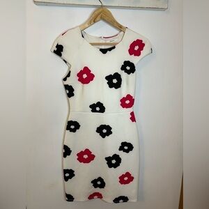 Anthropologie Bailey 44 White Daisy Floral Sheath Dress